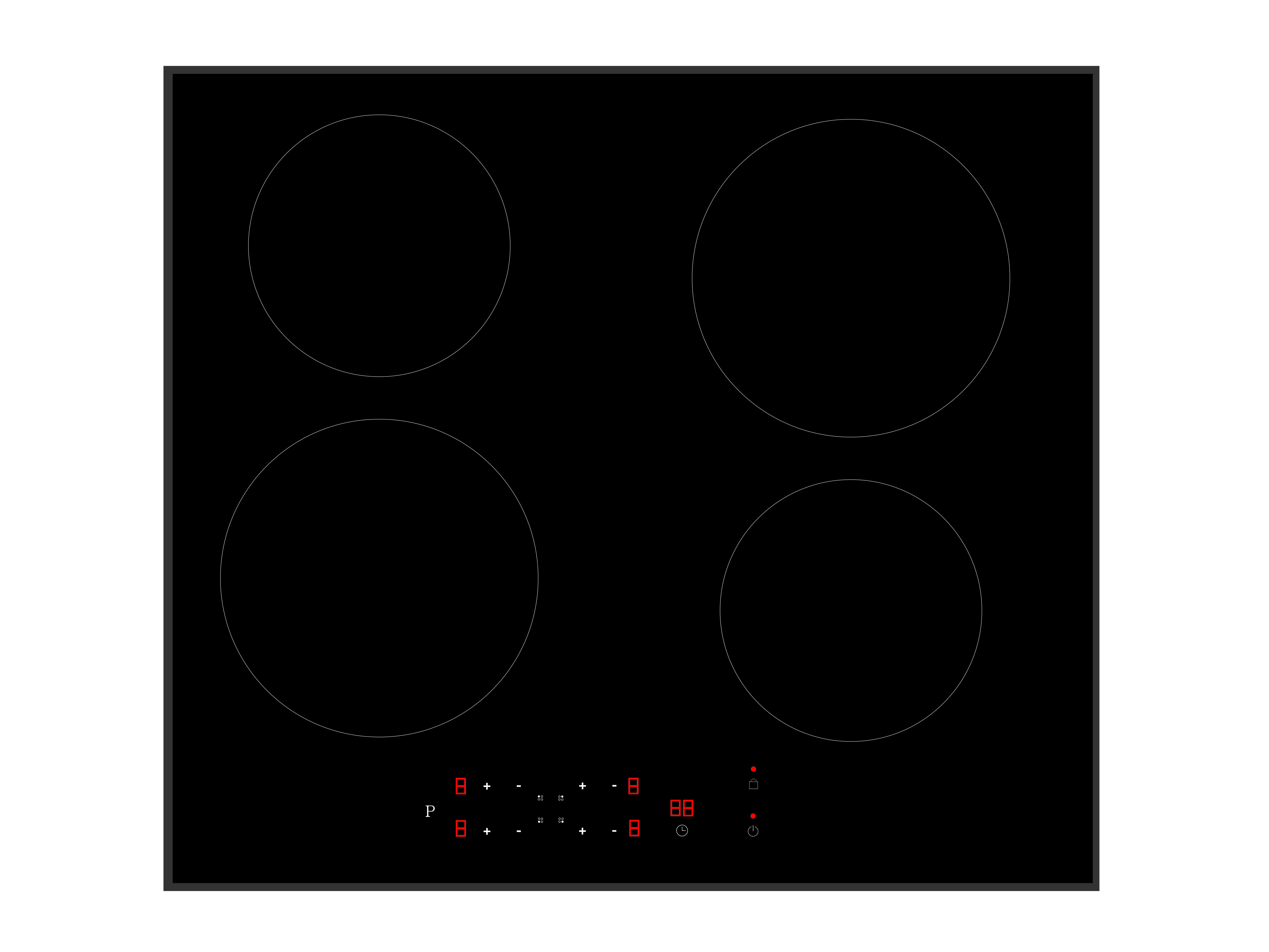 4 zone induction